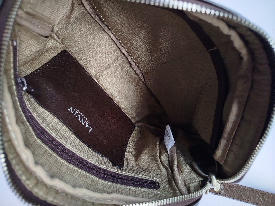 Lanvin Lanvin Collection Two-Tone Leather Clutch/Wristlet. Size ONE SIZE - 5 Thumbnail