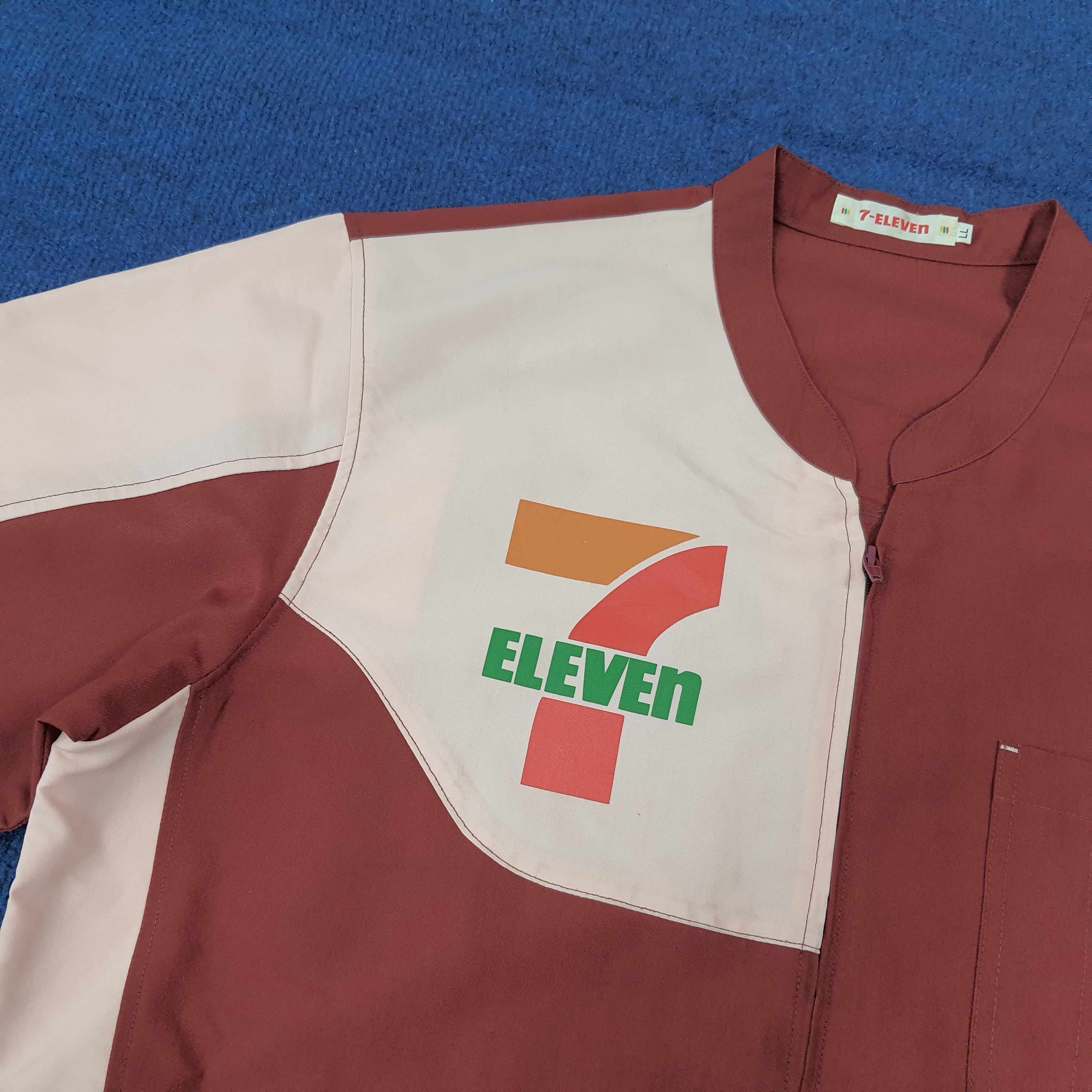 Japanese Brand Vintage 7 Eleven Japan Staff Uniform Jacket C276N76 Size US L / EU 52-54 / 3 - 2 Thumbnail