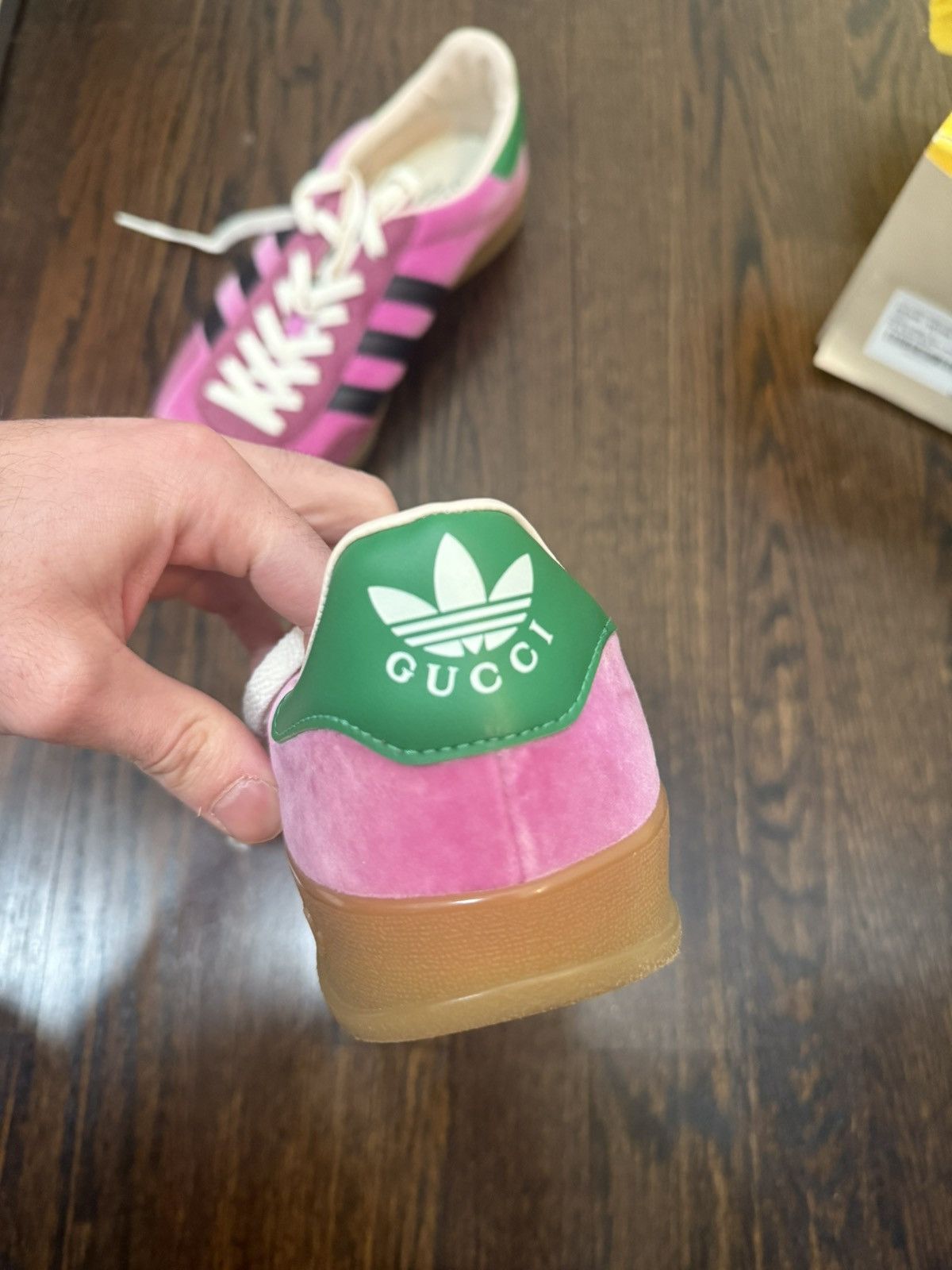 Adidas × Gucci Gucci X Adidas Pink Gazelle Size US 8.5 / EU 41-42 - 3 Thumbnail