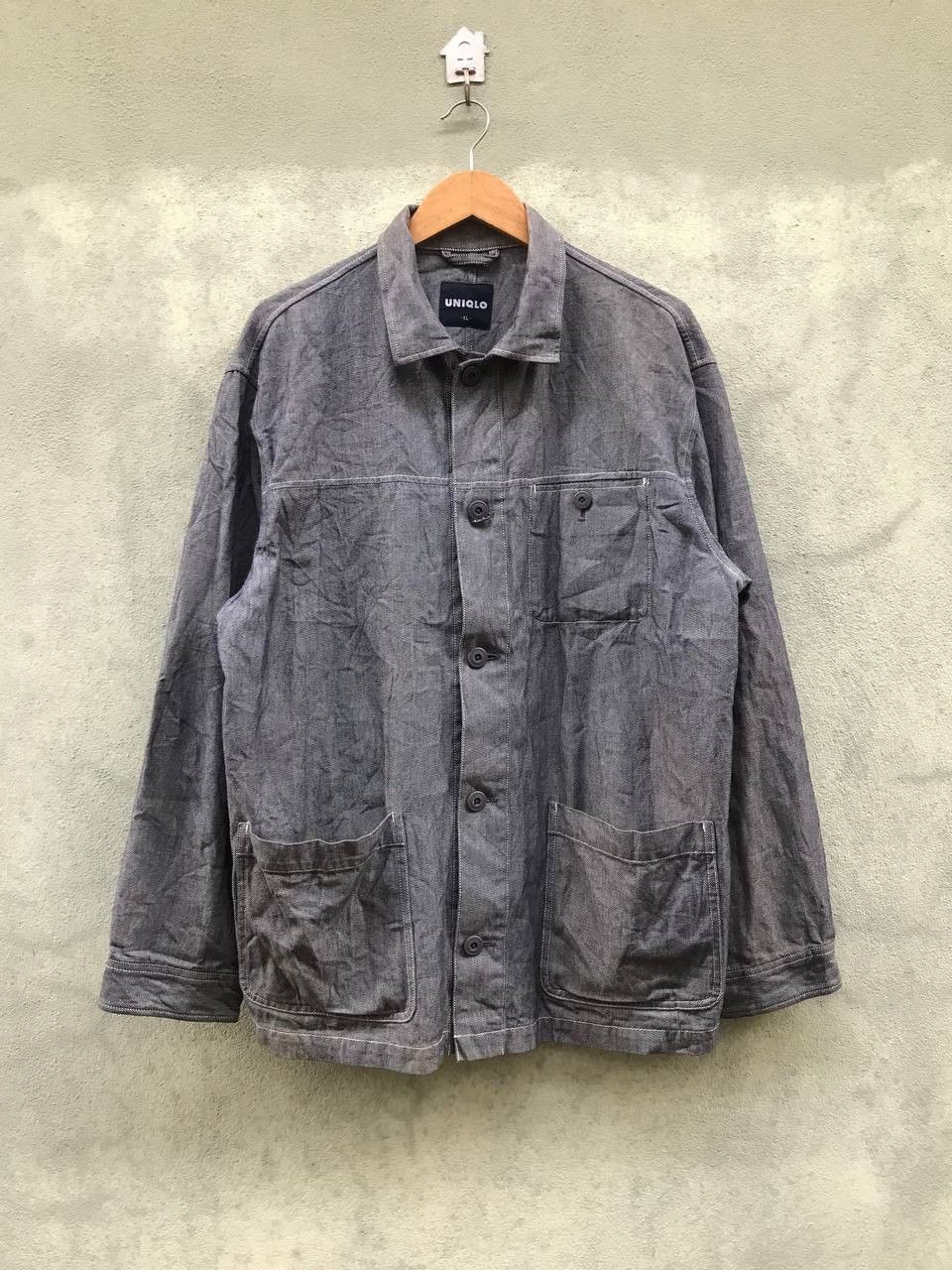 Uniqlo Uniqlo denim Pocket Jacket Size US XL / EU 56 / 4 - 1 Thumbnail