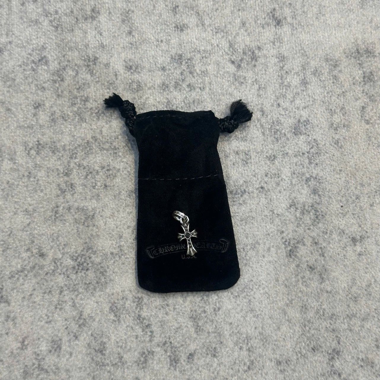 Chrome Hearts Chrome hearts baby fat charm diamon black silver Size ONE SIZE - 8 Thumbnail