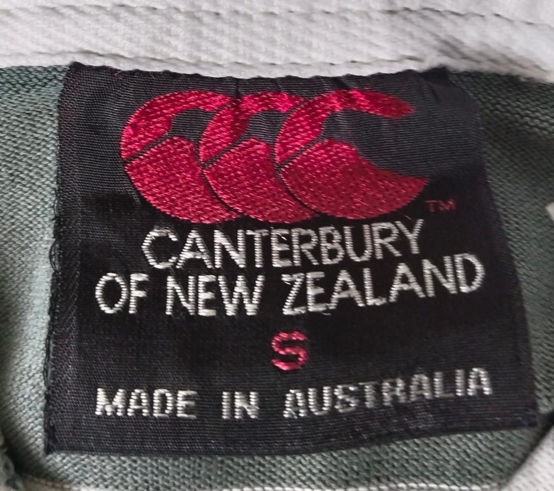 Canterbury of New Zealand Vintage Centerburry Stripe Long Sleve Polo Rubgy Shirt Size US S / EU 44-46 / 1 - 4 Thumbnail