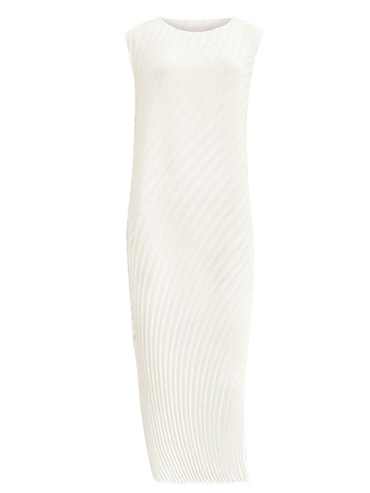 Japanese Brand sleeveless pleated dress Size ONE SIZE - 2 Thumbnail
