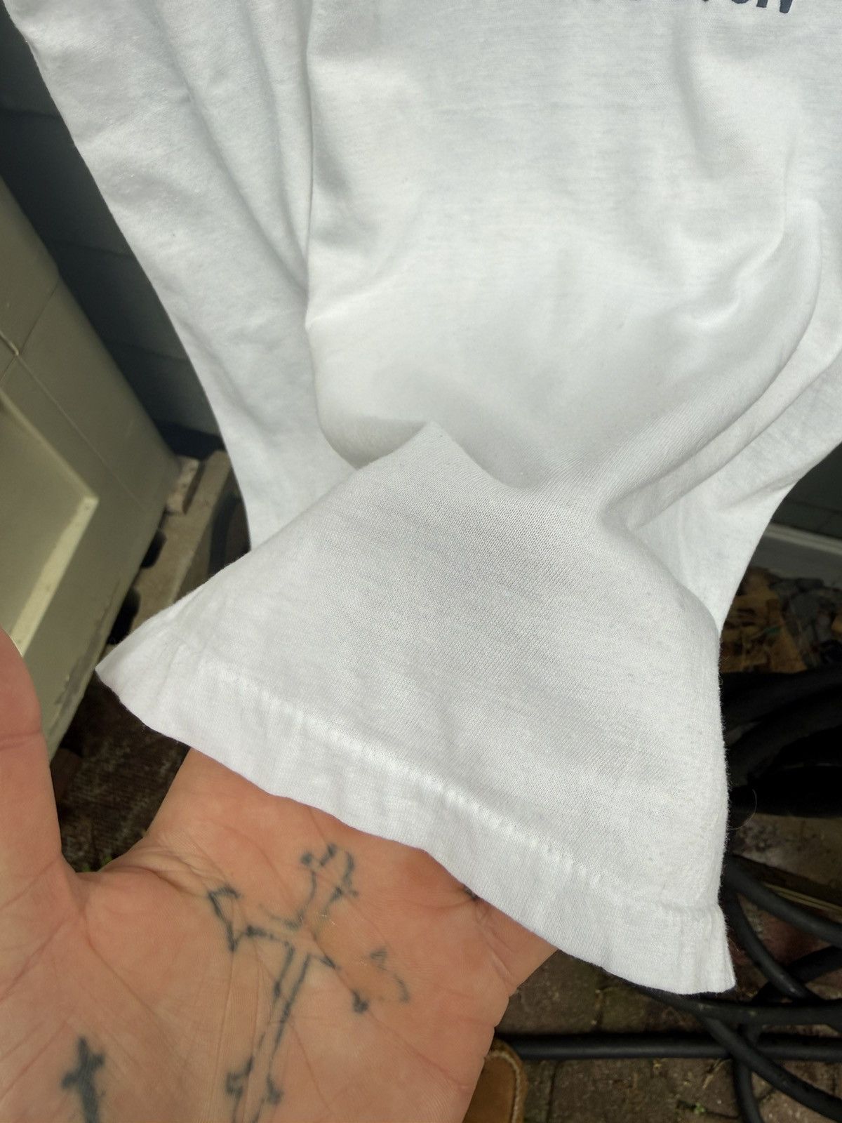 Vintage Vintage paper thin ymca shirt single stitch XL Size US XL / EU 56 / 4 - 6 Thumbnail