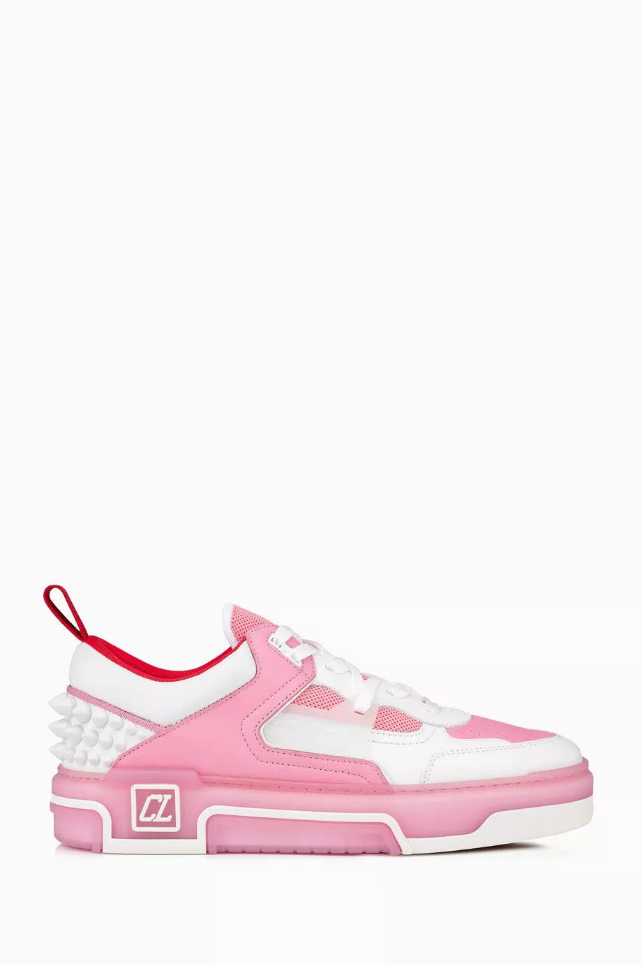 Christian Louboutin oc11z0425 Astroloubi Donna Flat in Pink Size US 9 / IT 39 - 1 Thumbnail