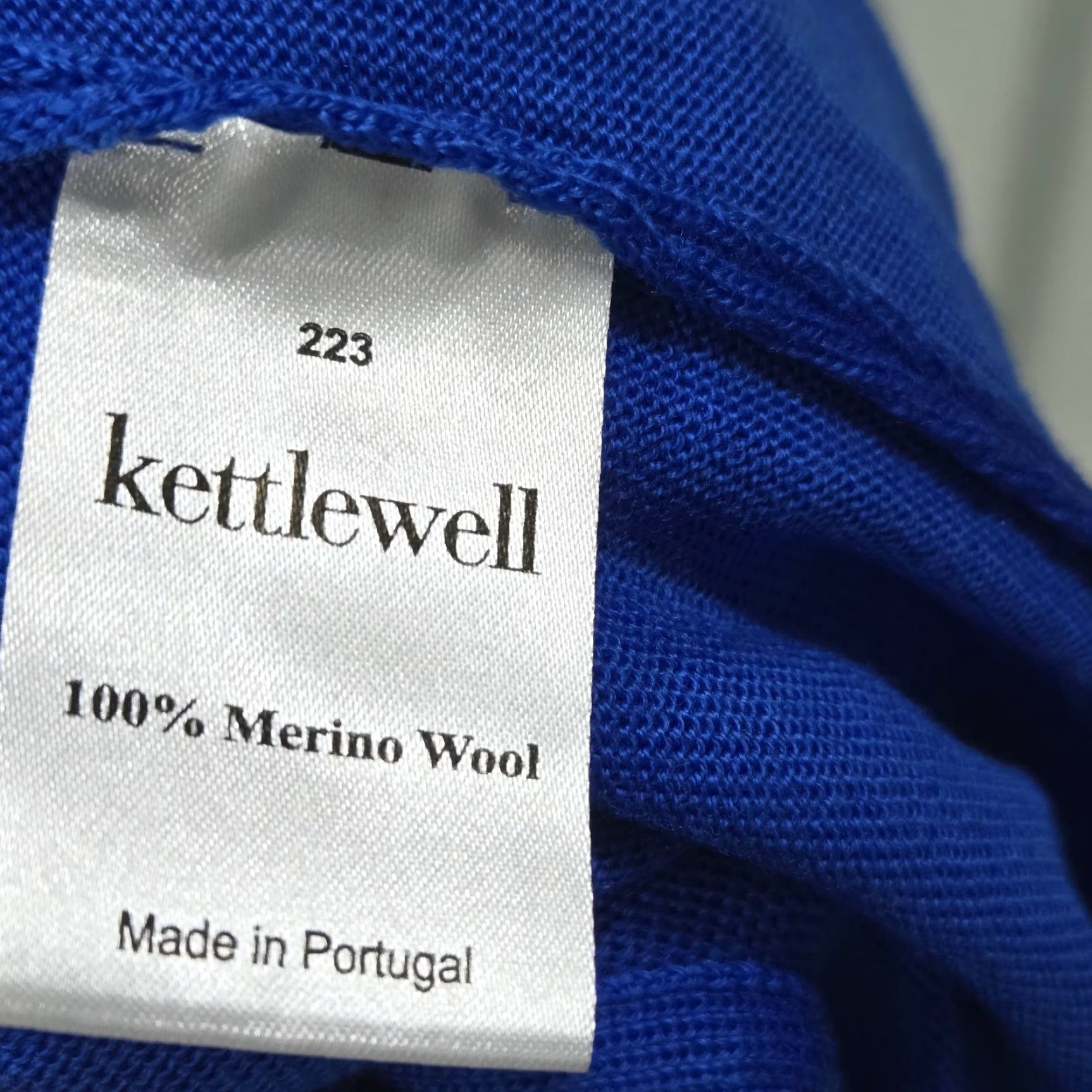 Vintage Kettlewell Cardigan Womens Long Sleeve Blue Wool Size S Open Front Size S / US 4 / IT 40 - 7 Thumbnail