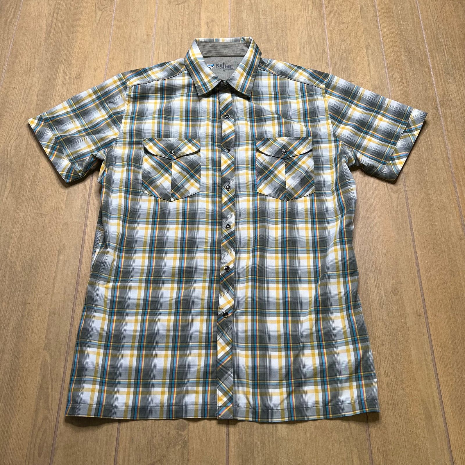 Kuhl Kuhl Response Plaid Short Sleeve Shirt Mens Sz M Outdoor Size US M / EU 48-50 / 2 - 1 Thumbnail