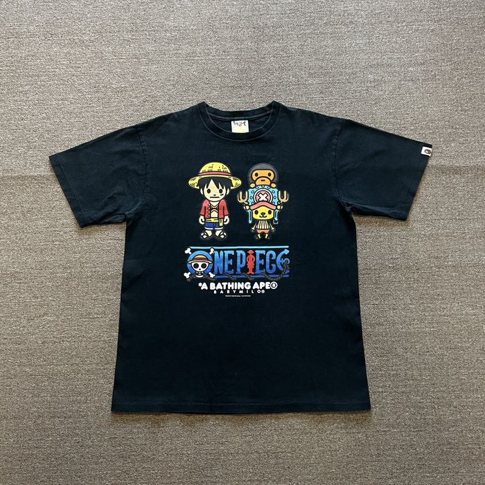 BAPE One Piece Luffy & Chopper X Milo Tee White Men's - US