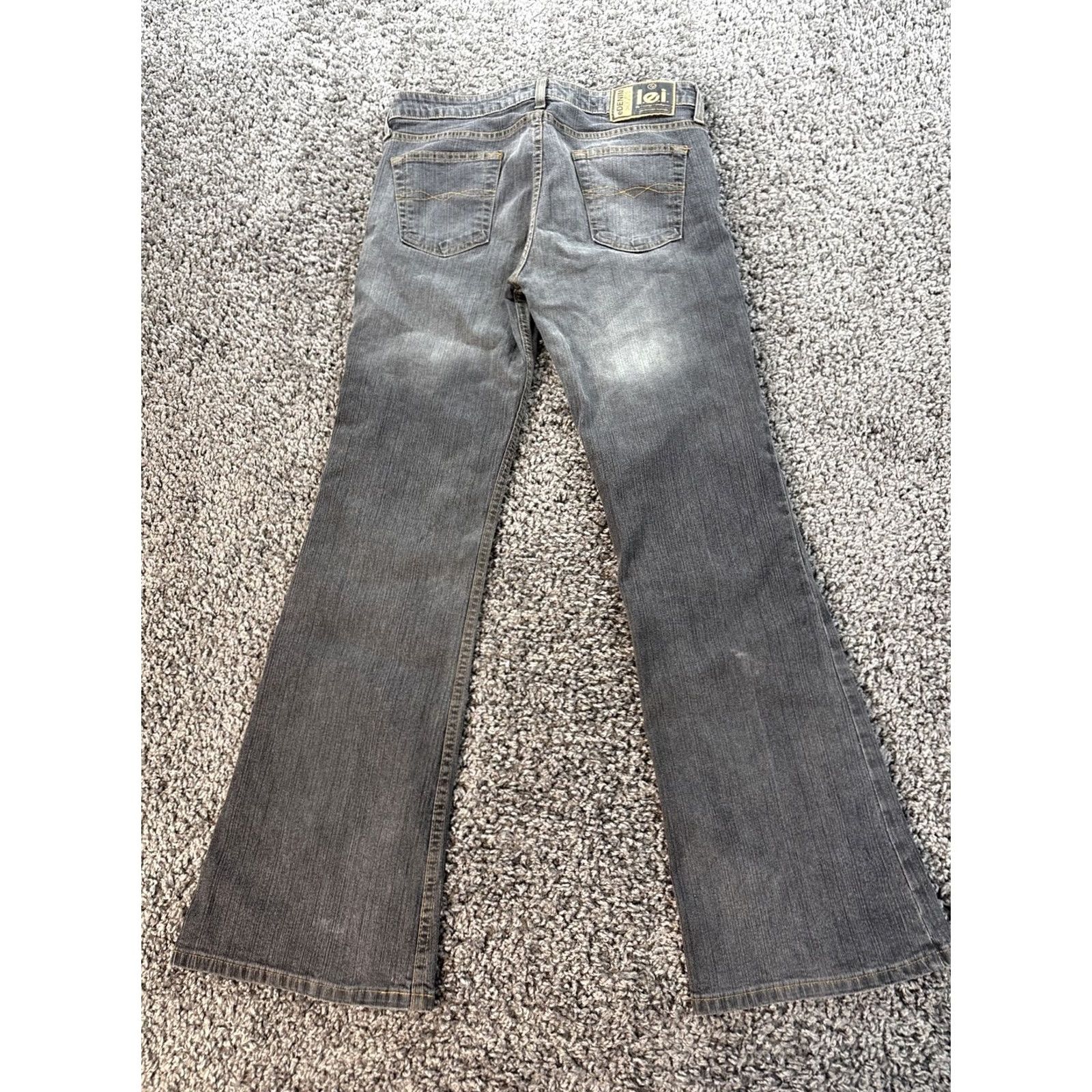 Vintage Lei Jeans Bootcut Womens 30x30 Gray Low Rise Denim Denim S understood? Size 30" / US 8 / IT 44 - 7 Thumbnail