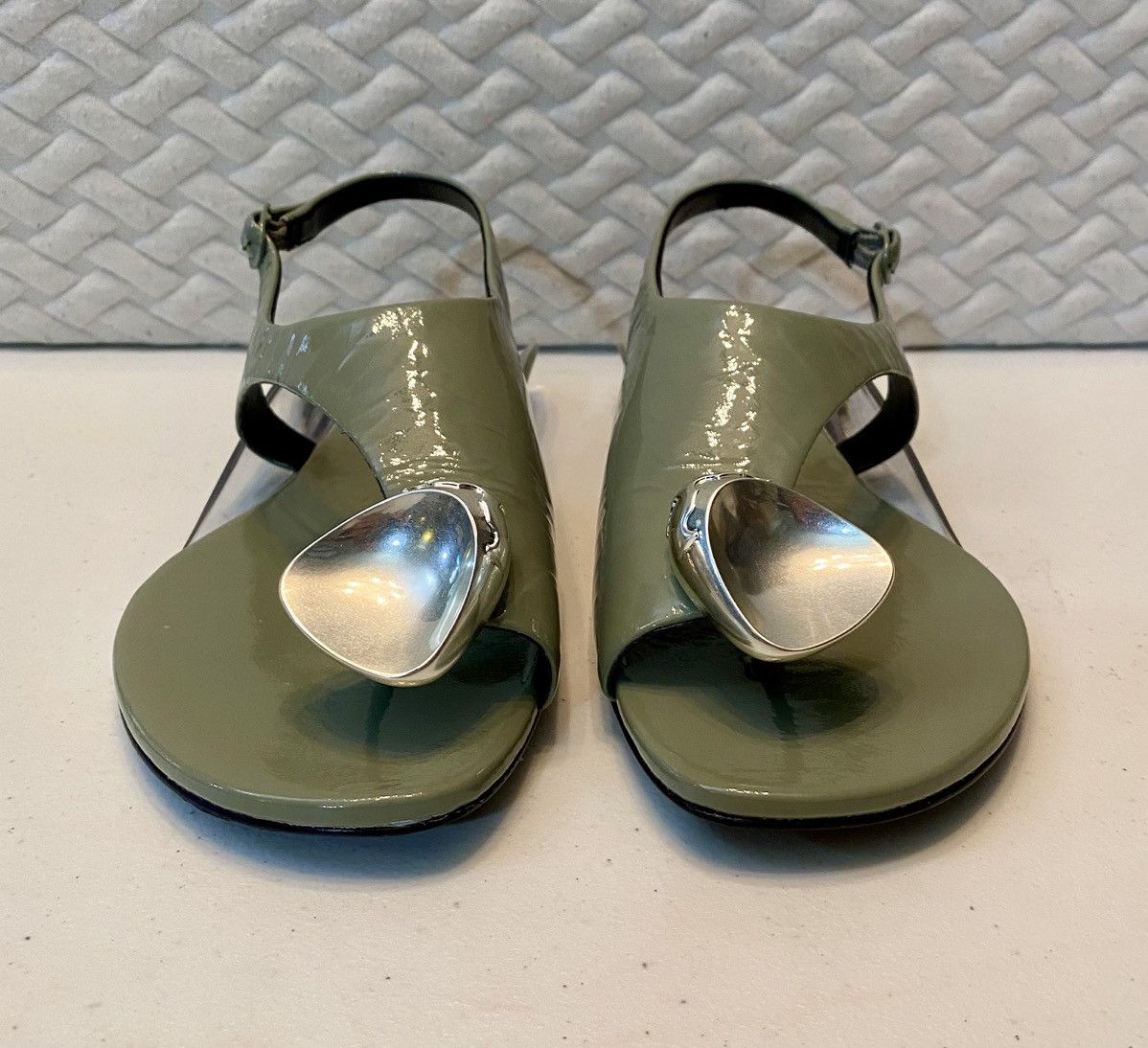 Tory Burch Tory Burch Patos Slingback Architectural Thong Sandal 6 NEW Size US 6 / IT 36 - 12 Thumbnail