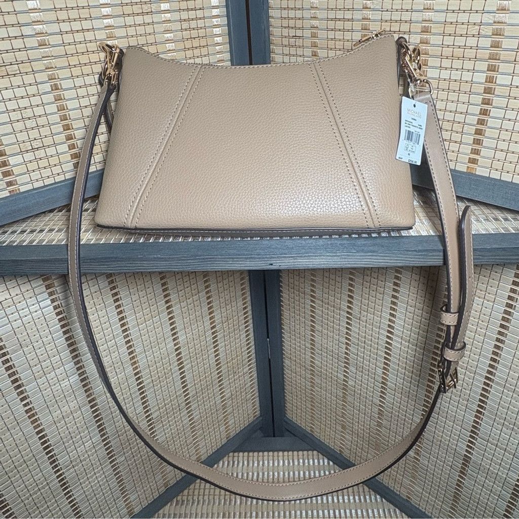 Michael Kors Michael Kors Sienna Medium Crossbody in Camel Size ONE SIZE - 3 Thumbnail