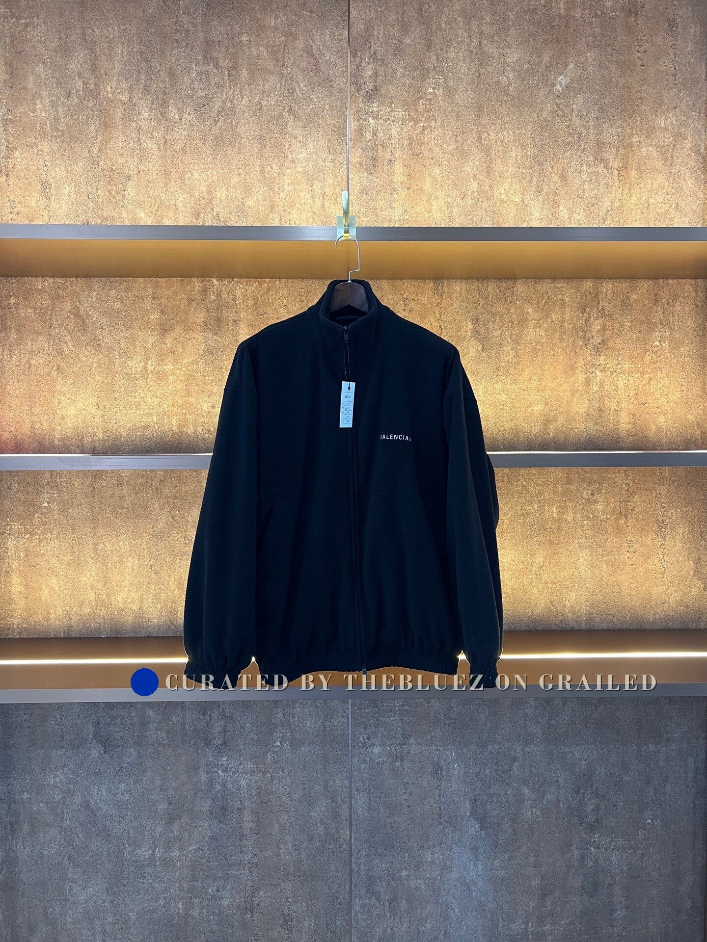 Balenciaga Balenciaga Black Fleece Jacket Size US S / EU 44-46 / 1 - 1 Thumbnail