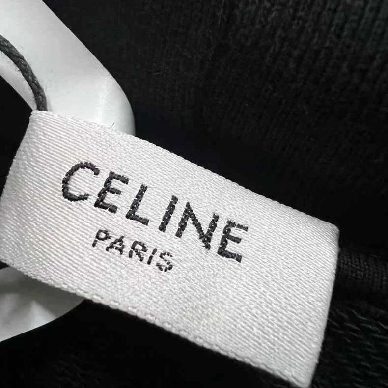 Celine Celine Black Studded Logo Hoodie XS New Size US XS / EU 42 / 0 - 4 Thumbnail