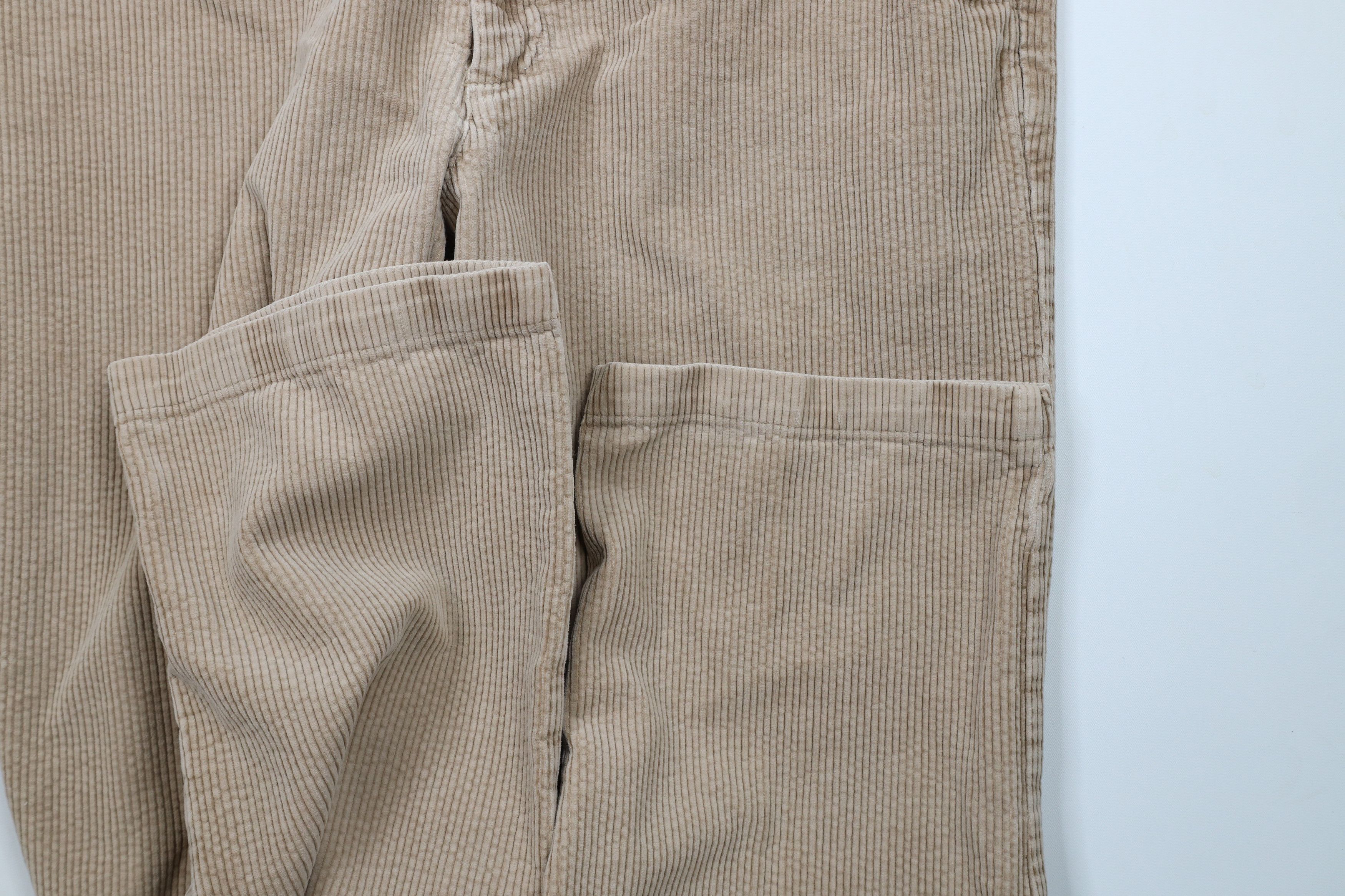 Vintage Vintage 90s Streetwear Wide Leg Corduroy Chino Pants Beige Size US 38 / EU 54 - 5 Thumbnail