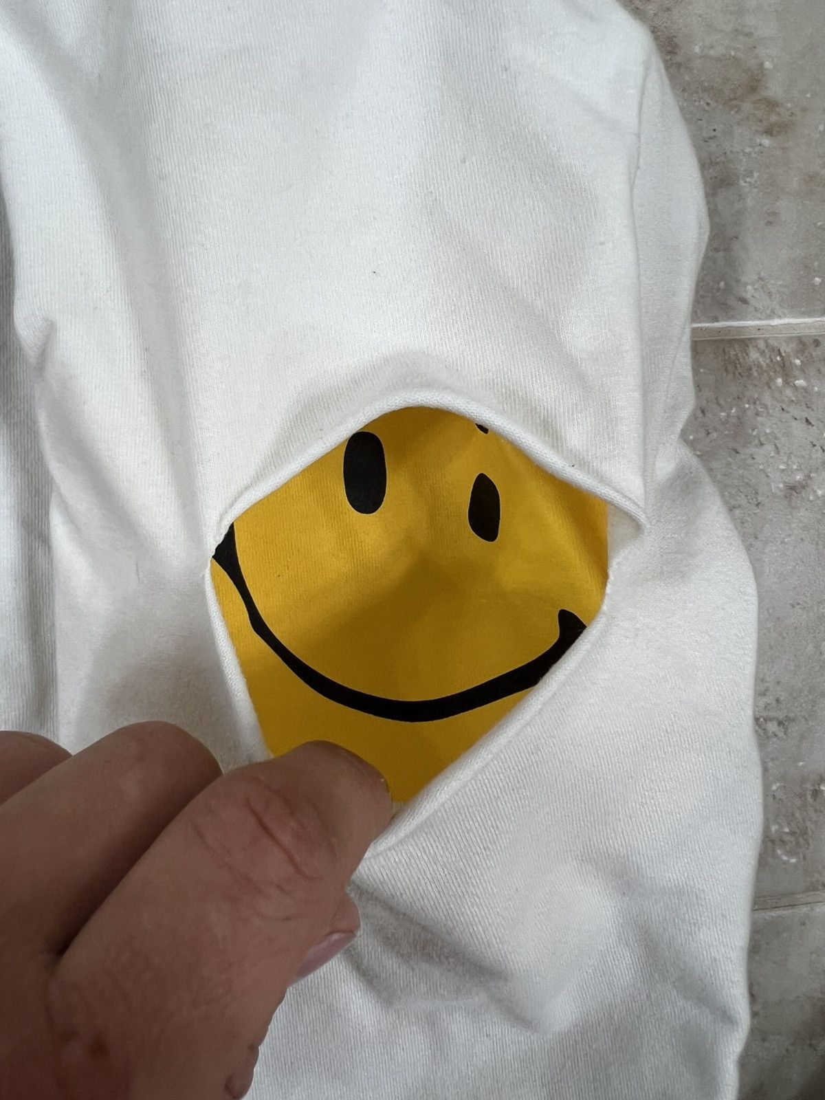 Kapital Kapital 88 Ripped Elbow Smiley Face Long Sleeve Jersey Size US M / EU 48-50 / 2 - 6 Thumbnail
