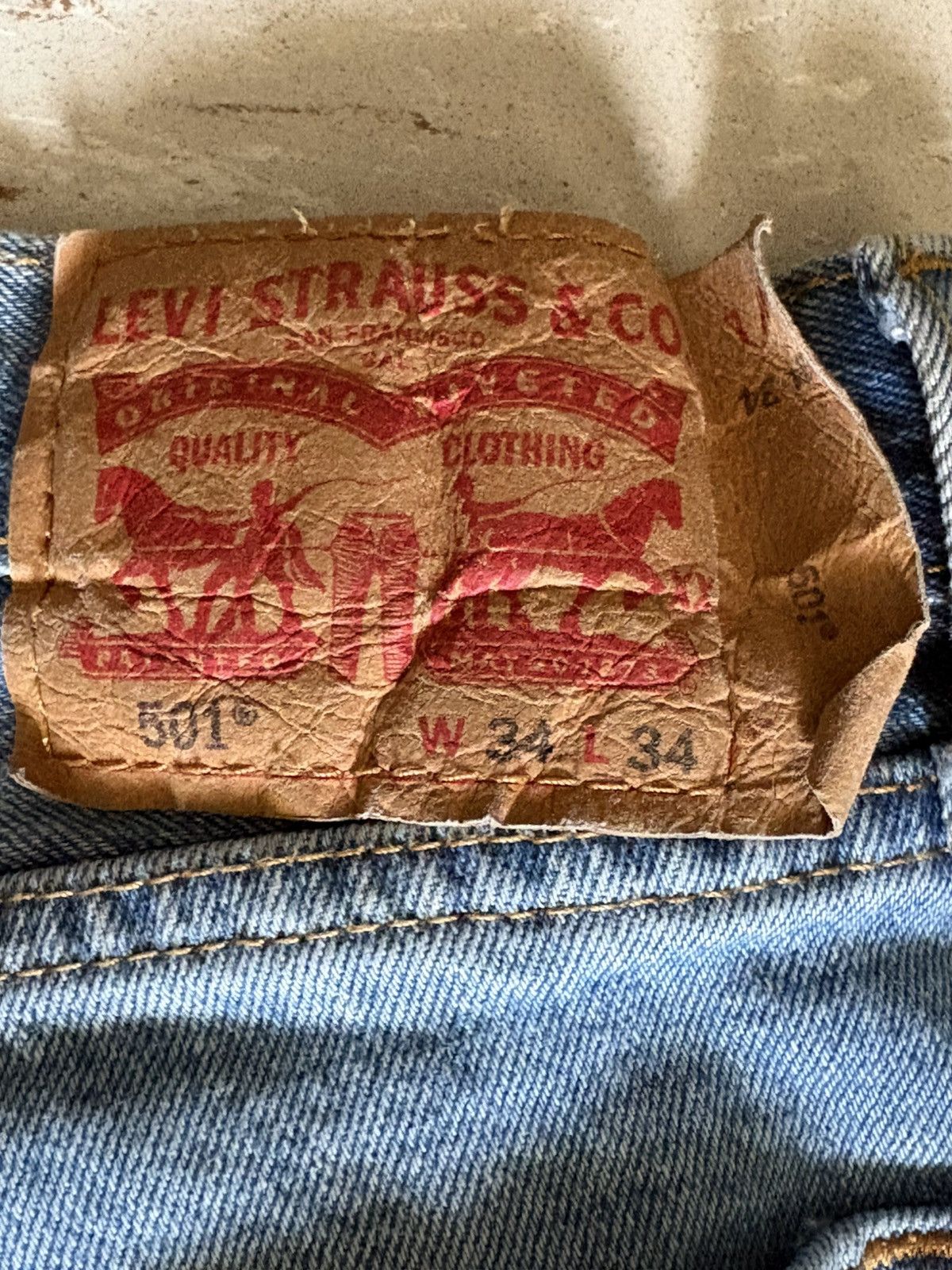 Levi's Levi’s 501 jeans Size US 34 / EU 50 - 3 Thumbnail