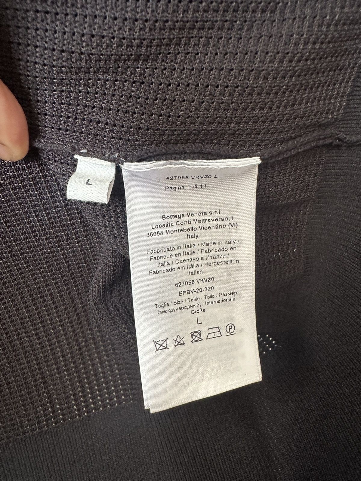 Bottega Veneta BOTTEGA VENETA Technical piqué knitted shirt Size US L / EU 52-54 / 3 - 11 Thumbnail