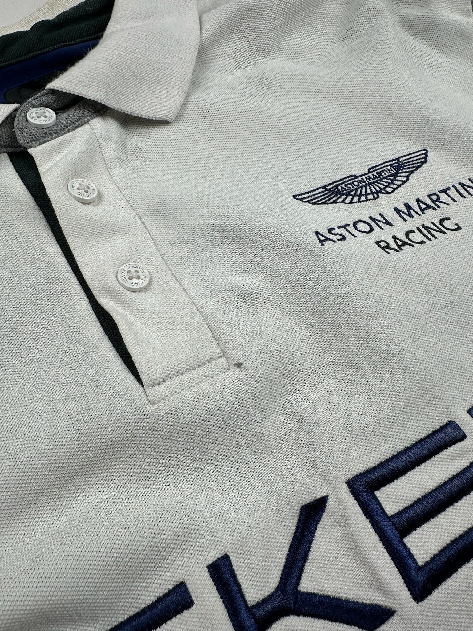 Hackett HACKETT ASTON MARTIN RACING RUGBY LONG SLEEVE POLO SIZE M Size US L / EU 52-54 / 3 - 5 Thumbnail