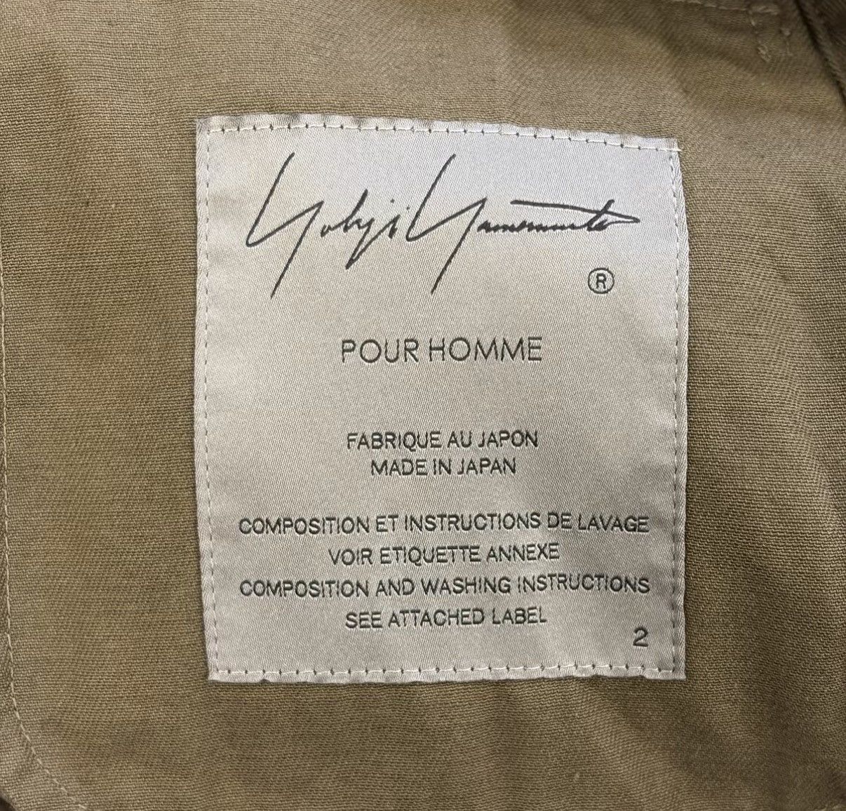 Yohji Yamamoto Yohji Yamamoto 22SS Zipped Dr.Jkt Coat J4 Size US S / EU 44-46 / 1 - 6 Thumbnail