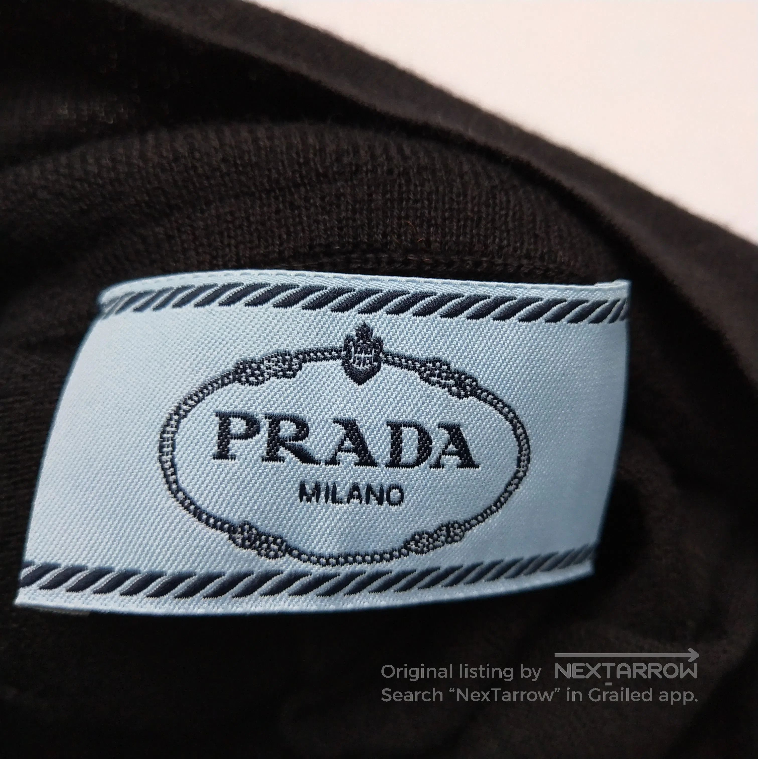 Prada Prada Black Sleeveless Knit Polo Top . Size L / US 10 / IT 46 - 4 Thumbnail