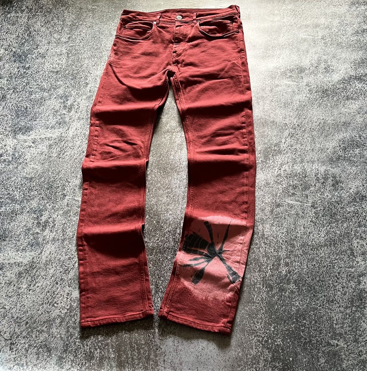 Calvin Klein 205W39NYC Calvin Klein 205W39NYC Tie Dye By Raf Simons crazy y2k jeans Size US 30 / EU 46 - 3 Thumbnail