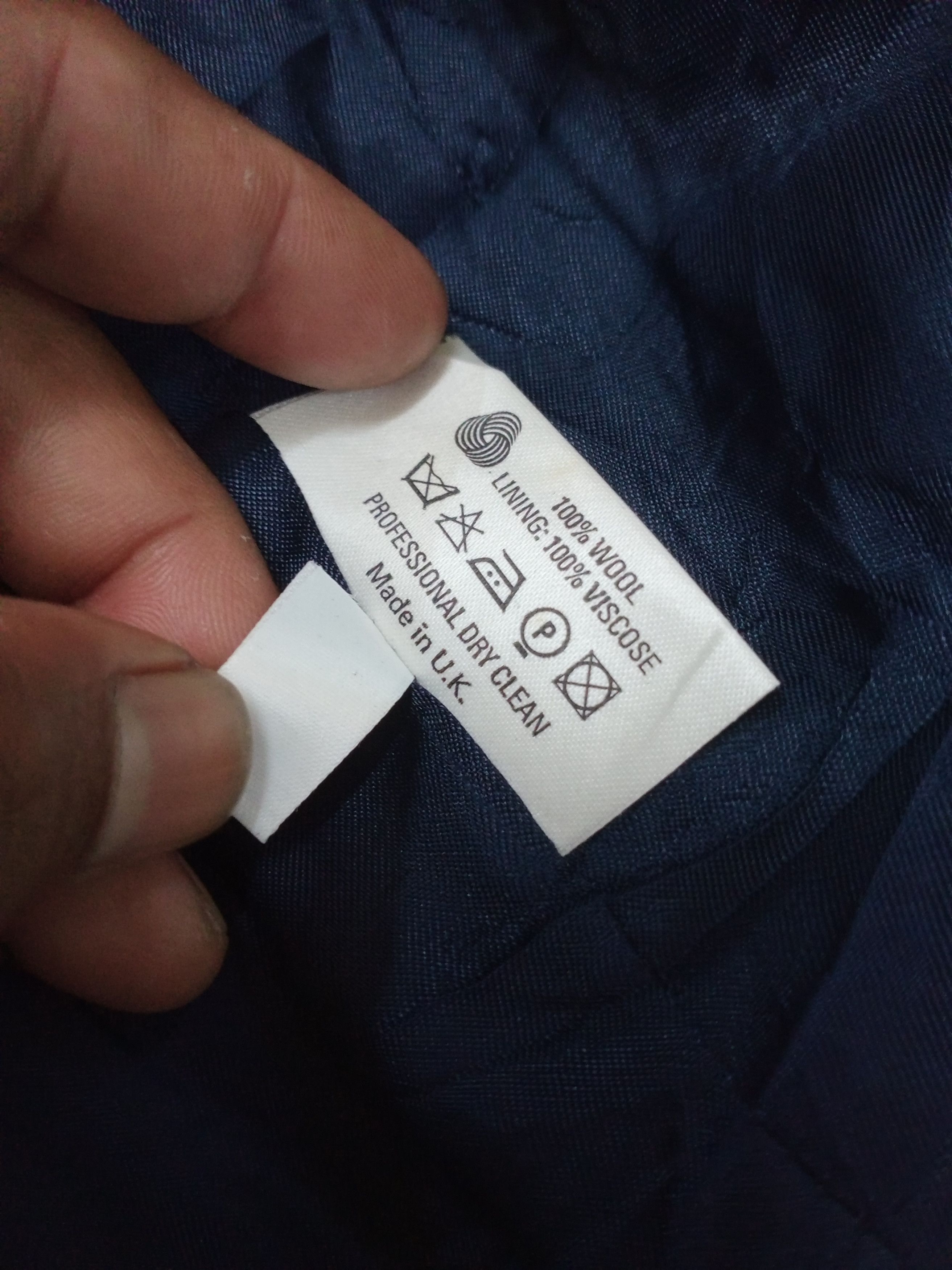 Other UK Vintage New Bond St. Wool Double Breasted Suit Jacket Size US L / EU 52-54 / 3 - 9 Thumbnail