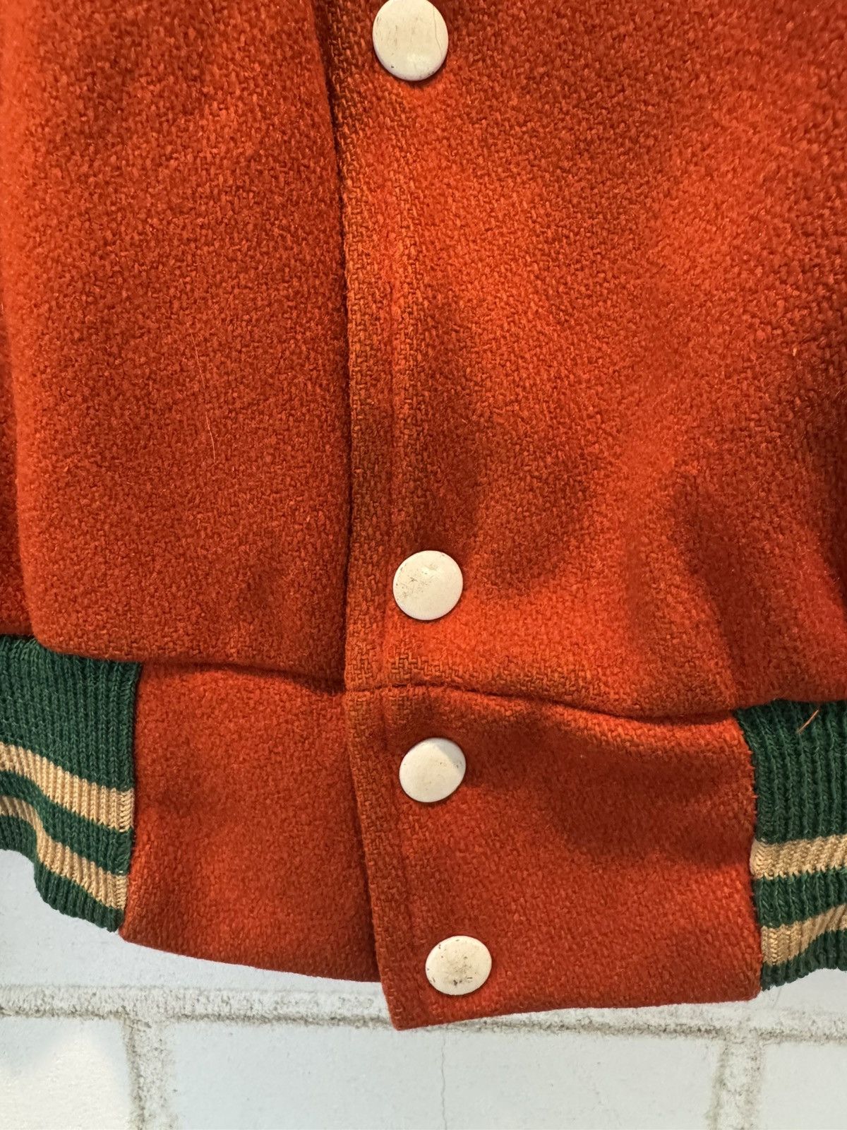 Vintage Vintage 50s Red Varsity Letterman Jacket Union made in USA Size US S / EU 44-46 / 1 - 11 Thumbnail