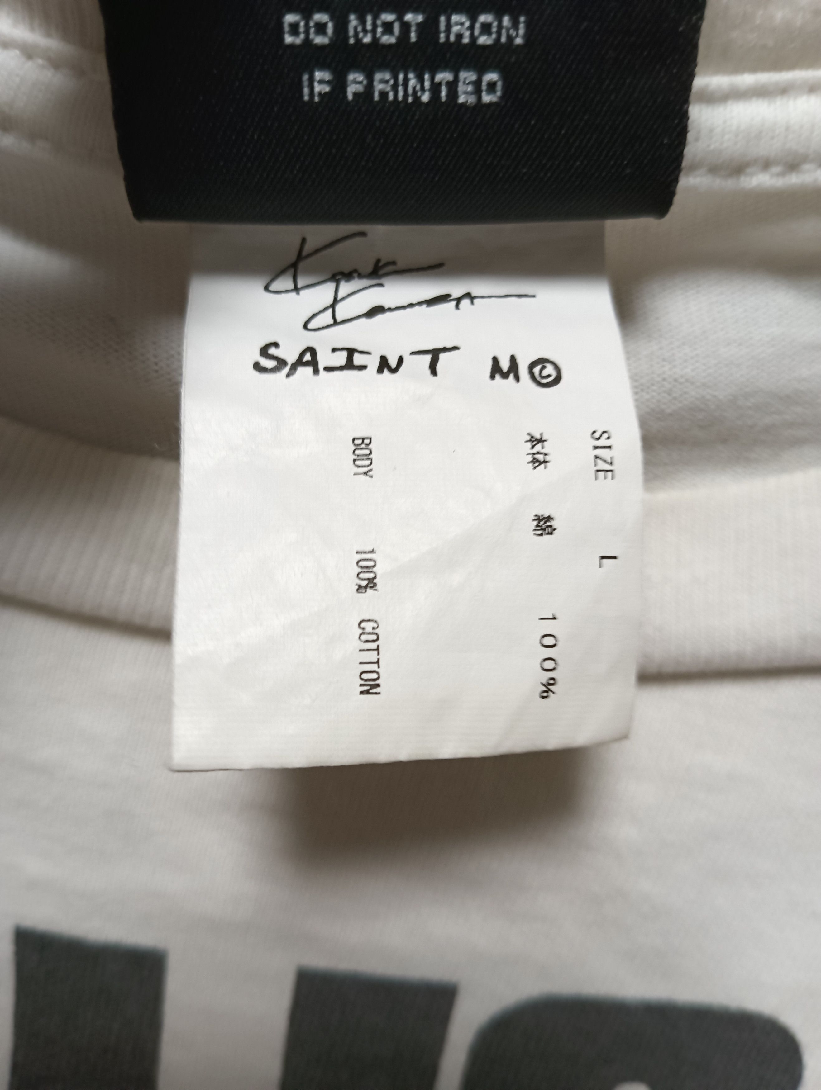 Saint Michael Kosuke Kawamura 'Complicated' Jesus L/S Tee Size US L / EU 52-54 / 3 - 5 Thumbnail