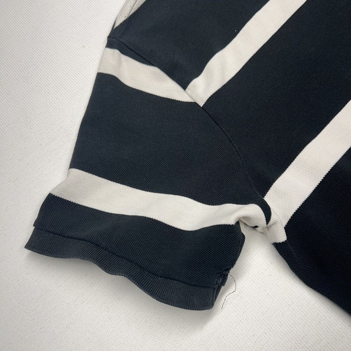 Polo Ralph Lauren Polo Ralph Lauren Polo Shirt Black White Striped Custom Fit Size US XL / EU 56 / 4 - 15 Thumbnail
