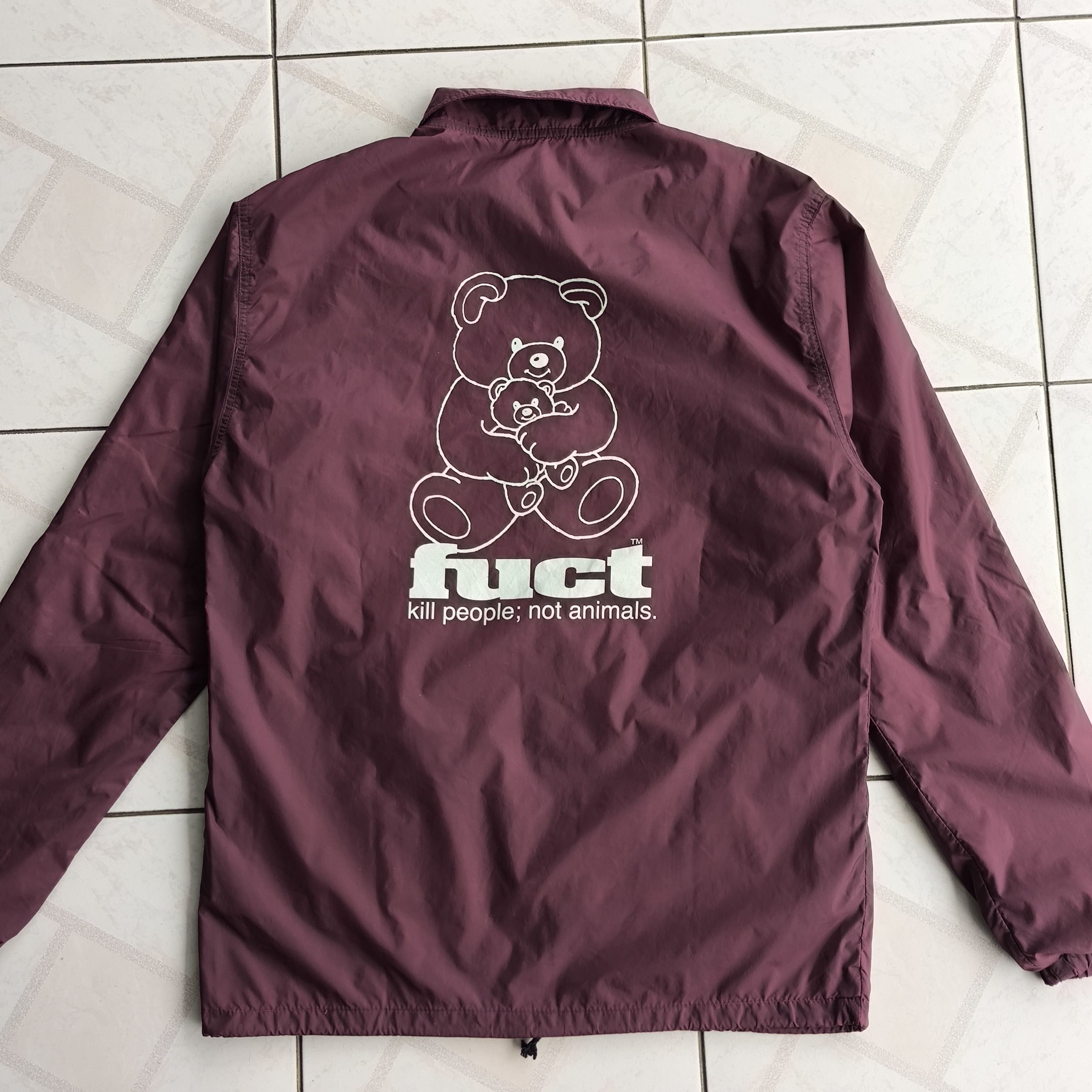 FUCT FUCT Coach Jacket "kill people not animals" Size US L / EU 52-54 / 3 - 1 Thumbnail