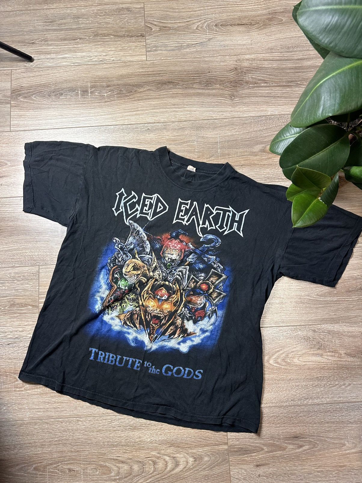 iced earth tribute to the gods vintage t shirt