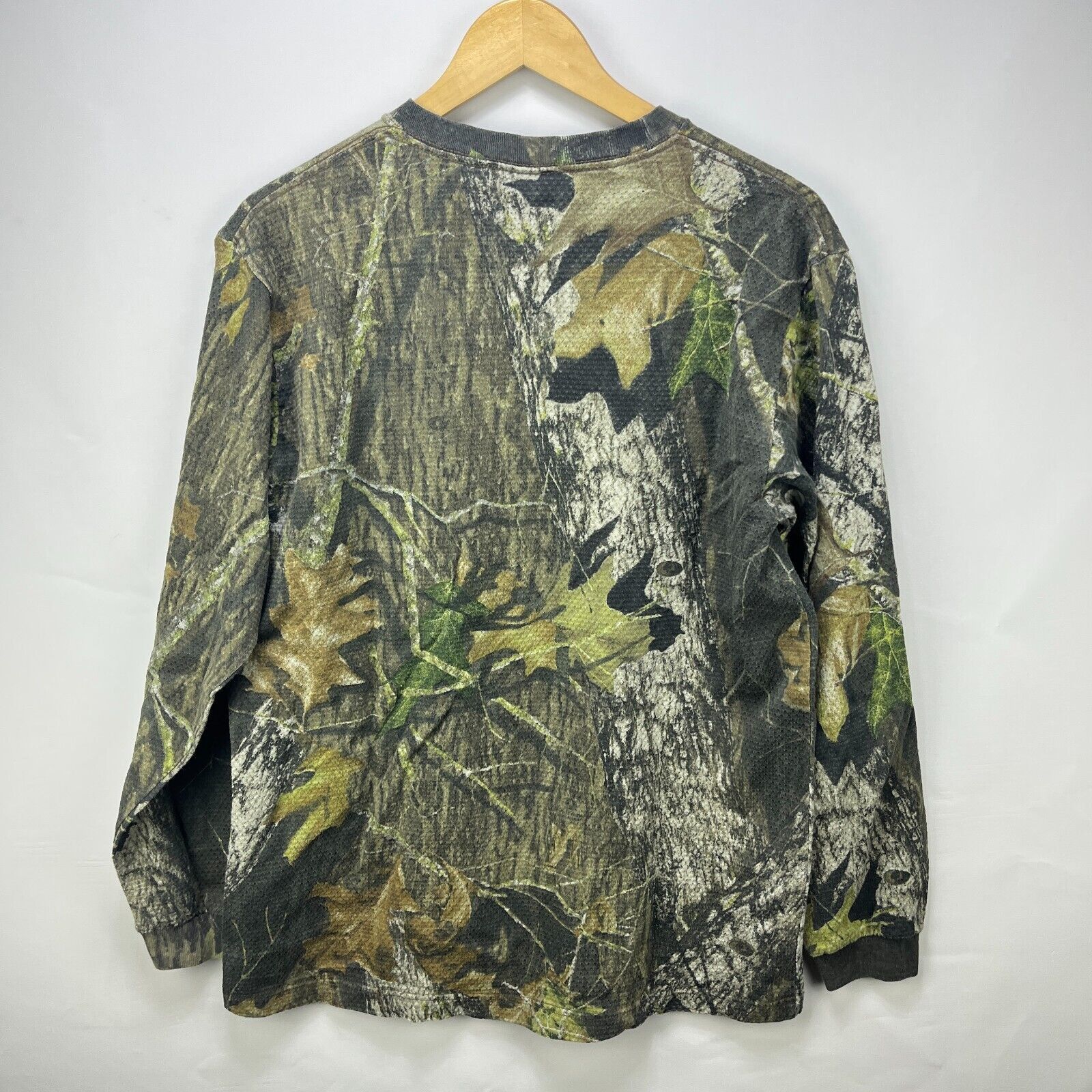 Vintage Vintage 90s Real Tree Camo Long Sleeve Cotton Mesh Large Size US L / EU 52-54 / 3 - 3 Thumbnail