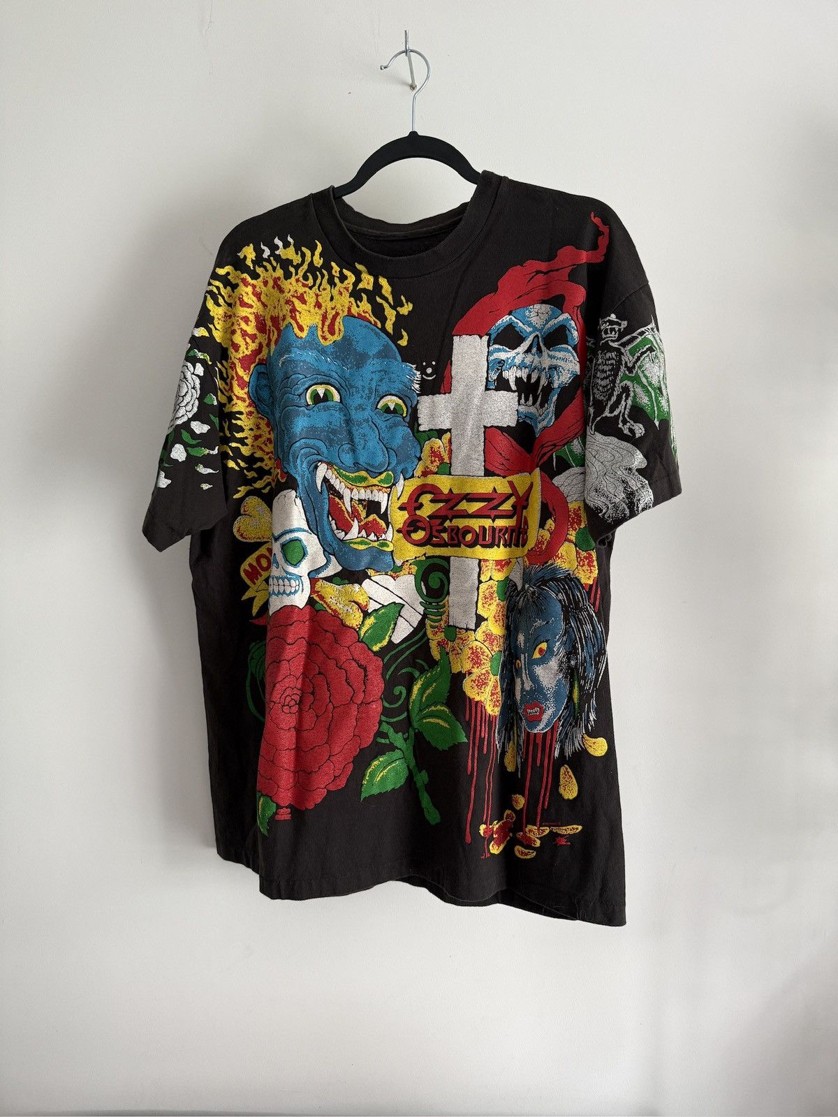 Hanes × Made In Usa × Ozzy Osbourne Ozzy Osbourne Tattoo All Over