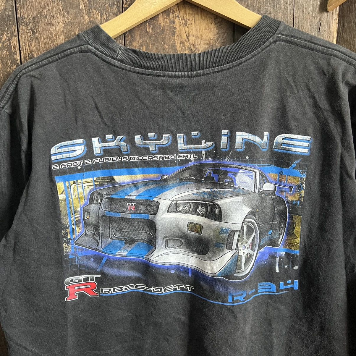 Vintage Vintage Fullscale Nismo Skyline R34 Tshirt Size US L / EU 52-54 / 3 - 3 Thumbnail