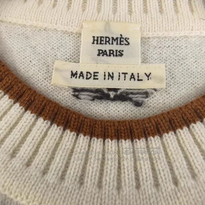 Hermes Hermes Cashmere Flower Petal Embroidered Sleeveless Vest Size XXS / US 00 / IT 34 - 3 Thumbnail