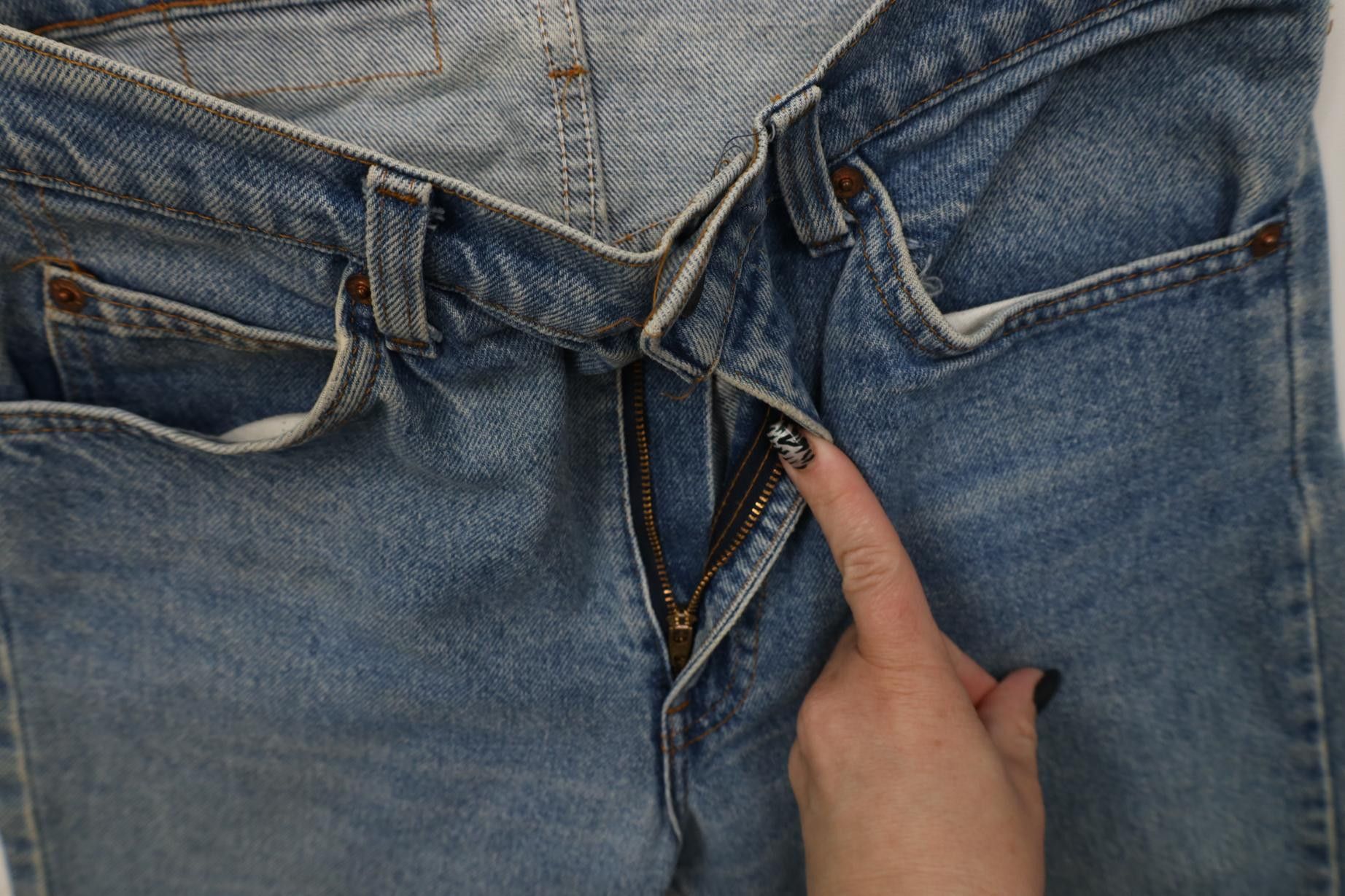 Levi's Vintage 80s Levis 505 Orange Tab Regular Straight Leg Jeans Size US 30 / EU 46 - 7 Thumbnail