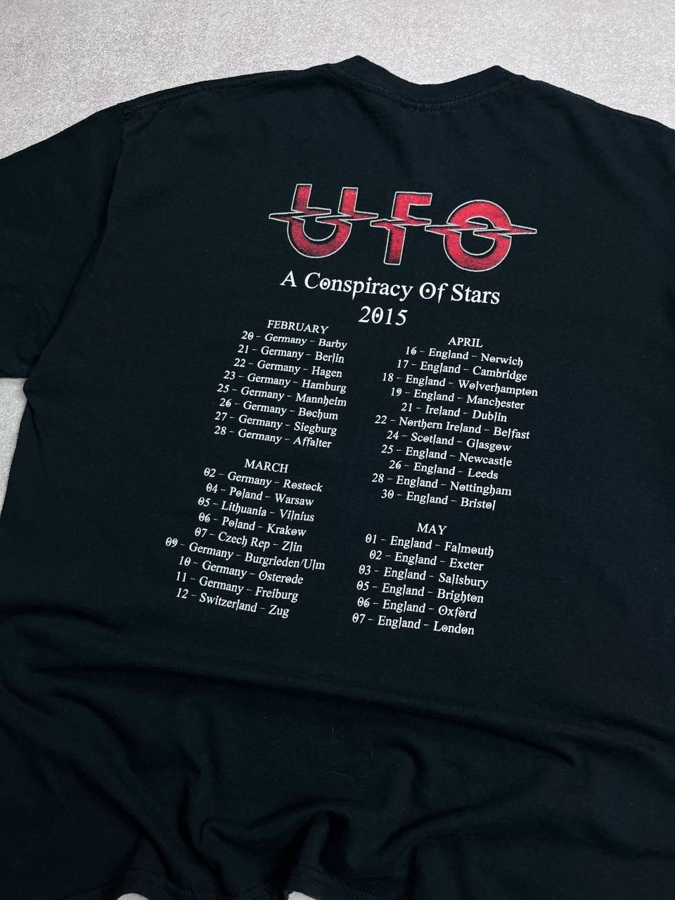 Band Tees × Vintage Vintage UFO A Conspiracy Of Stars Boxy T-shirt XL Size US XL / EU 56 / 4 - 5 Thumbnail