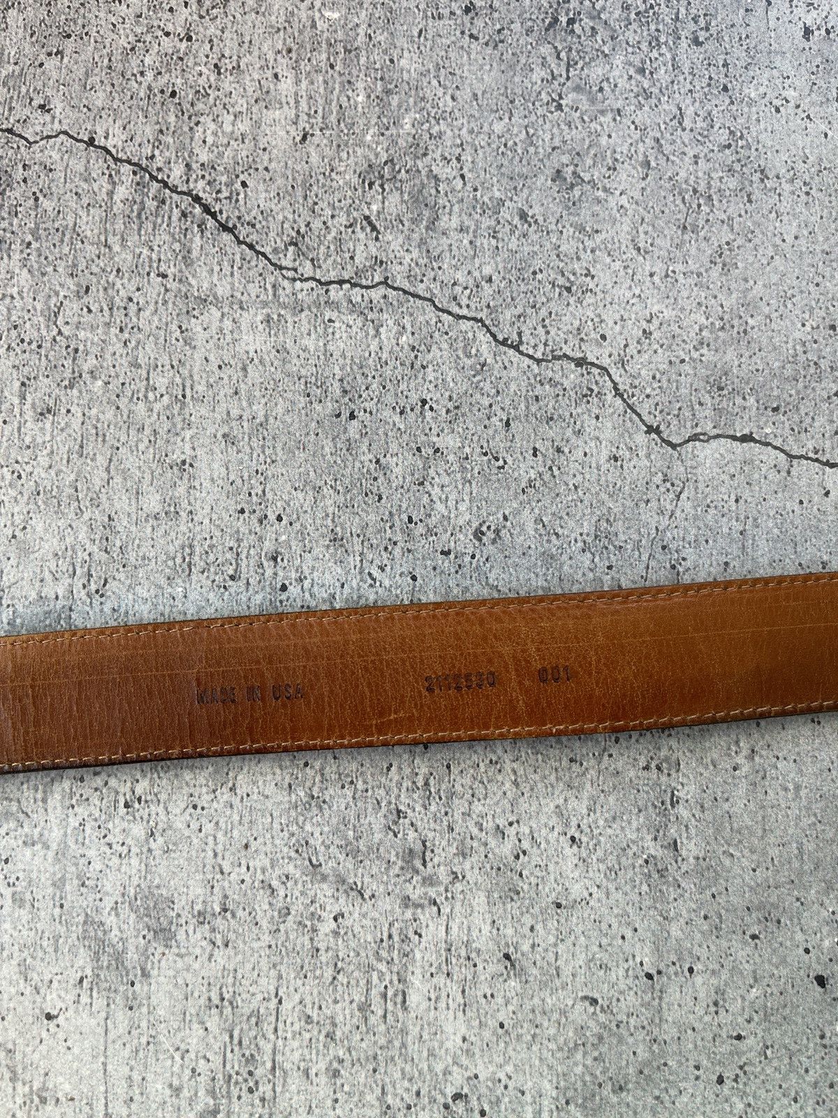 Polo Ralph Lauren Leather belt POLO RALPH LAUREN black unisex Size ONE SIZE - 8 Thumbnail