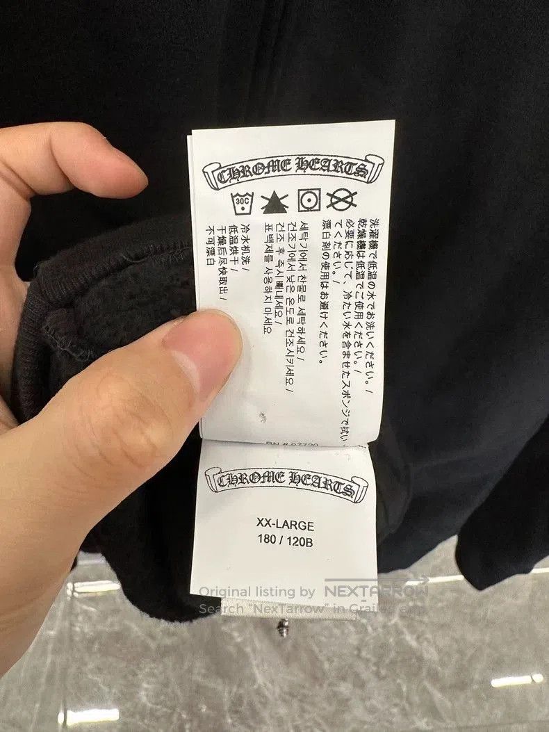 Chrome Hearts Chrome Hearts Embroidered Zip Hoodie. Size US XXL / EU 58 / 5 - 8 Thumbnail
