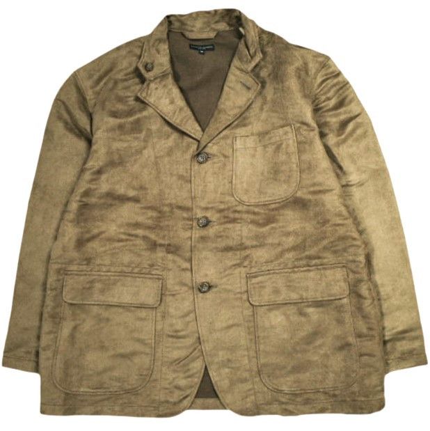 Other Engineered Garments Loiter Jacket Polyester Fake Suede Jacket Textile Outerwear DUTY FREE for USA
