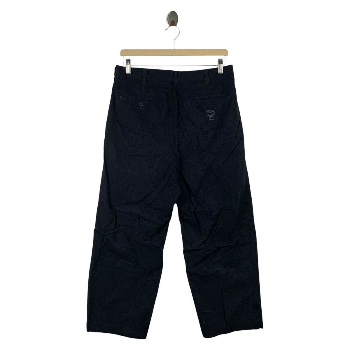 Designer × MCM MCM Legere Baggy wide cotton pants Size US 32 / EU 48 - 4 Thumbnail
