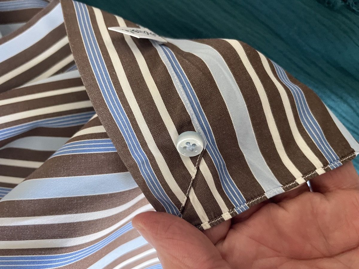 Barba Napoli Striped Button Down dress shirt 16x37 Size US L / EU 52-54 / 3 - 10 Thumbnail