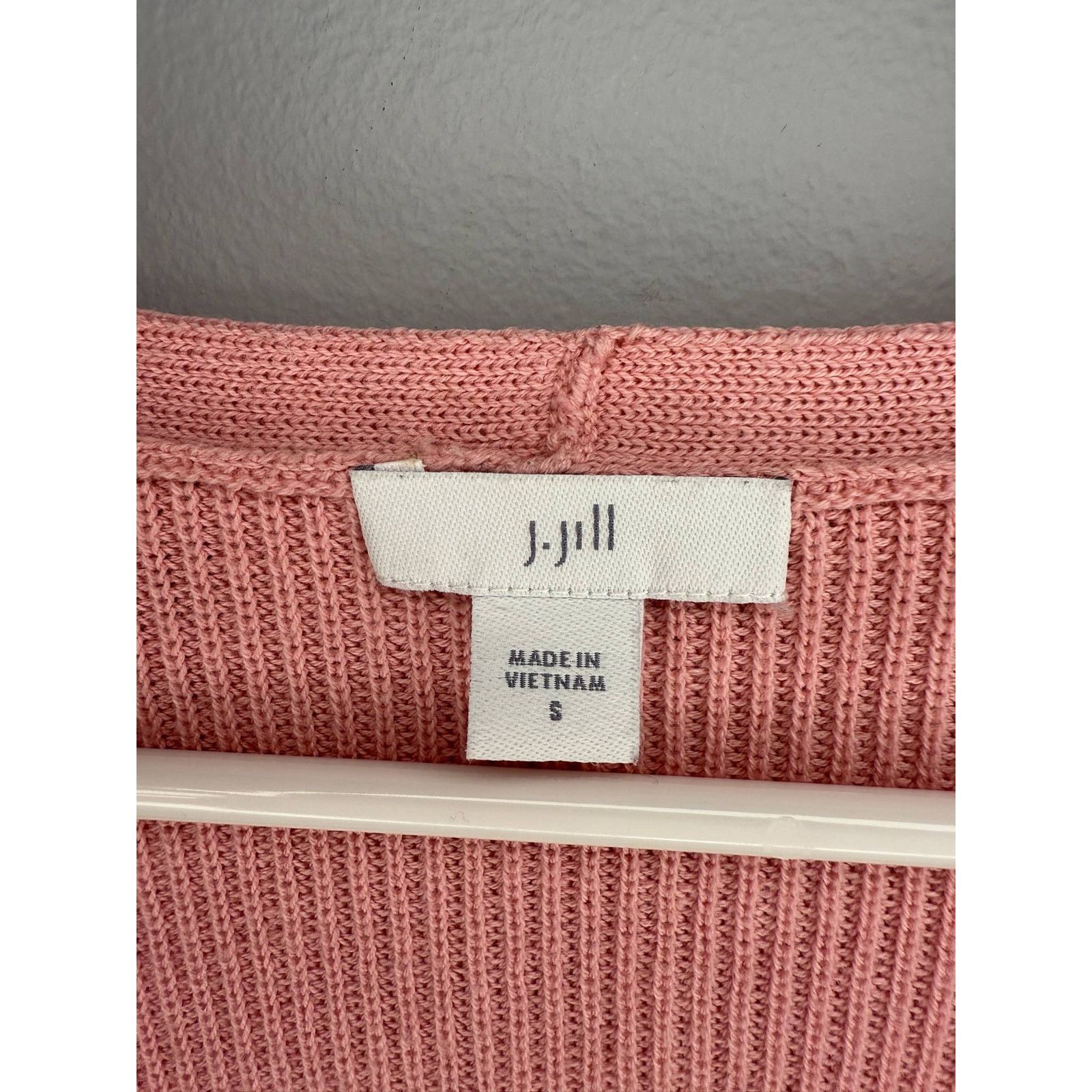 Other J.Jill Long Sleeve V-Neck Knit Pullover Sweater Pink Women S Size S / US 4 / IT 40 - 5 Thumbnail