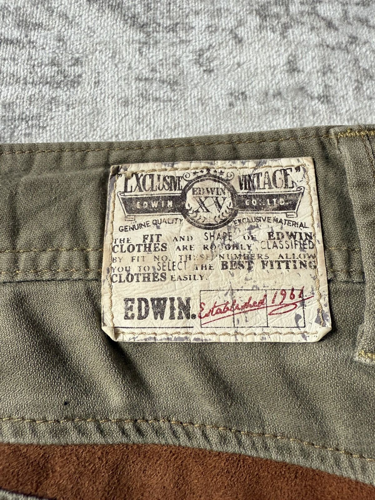 Edwin Edwin XV Bush Pocket Spiral Leg Linen Cargo Pants Size US 32 / EU 48 - 20 Thumbnail