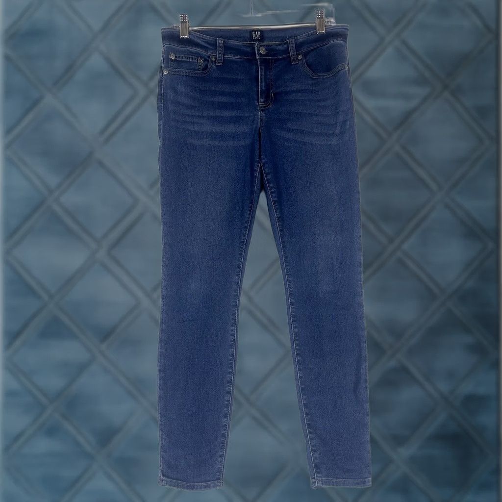 Gap Gap Skinny Jeans Womens Size 27 Blue Denim Jeggings Stretch Pocket 5-Pocket Regular Rise Mid Vintage: No Size 27" / US 4 / IT 40 - 1 Thumbnail