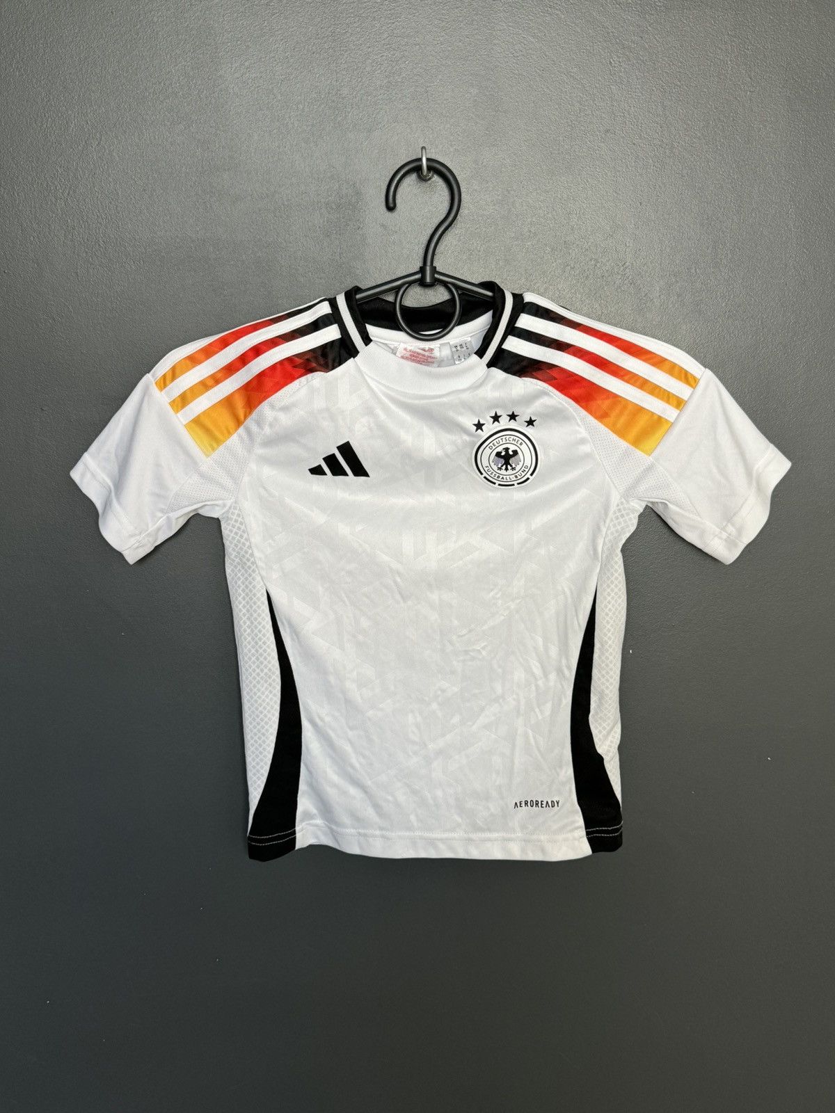Adidas KIDS Germany 2024 Home Football Jersey T-Shirt Size US XXS / EU 40 - 1 Thumbnail