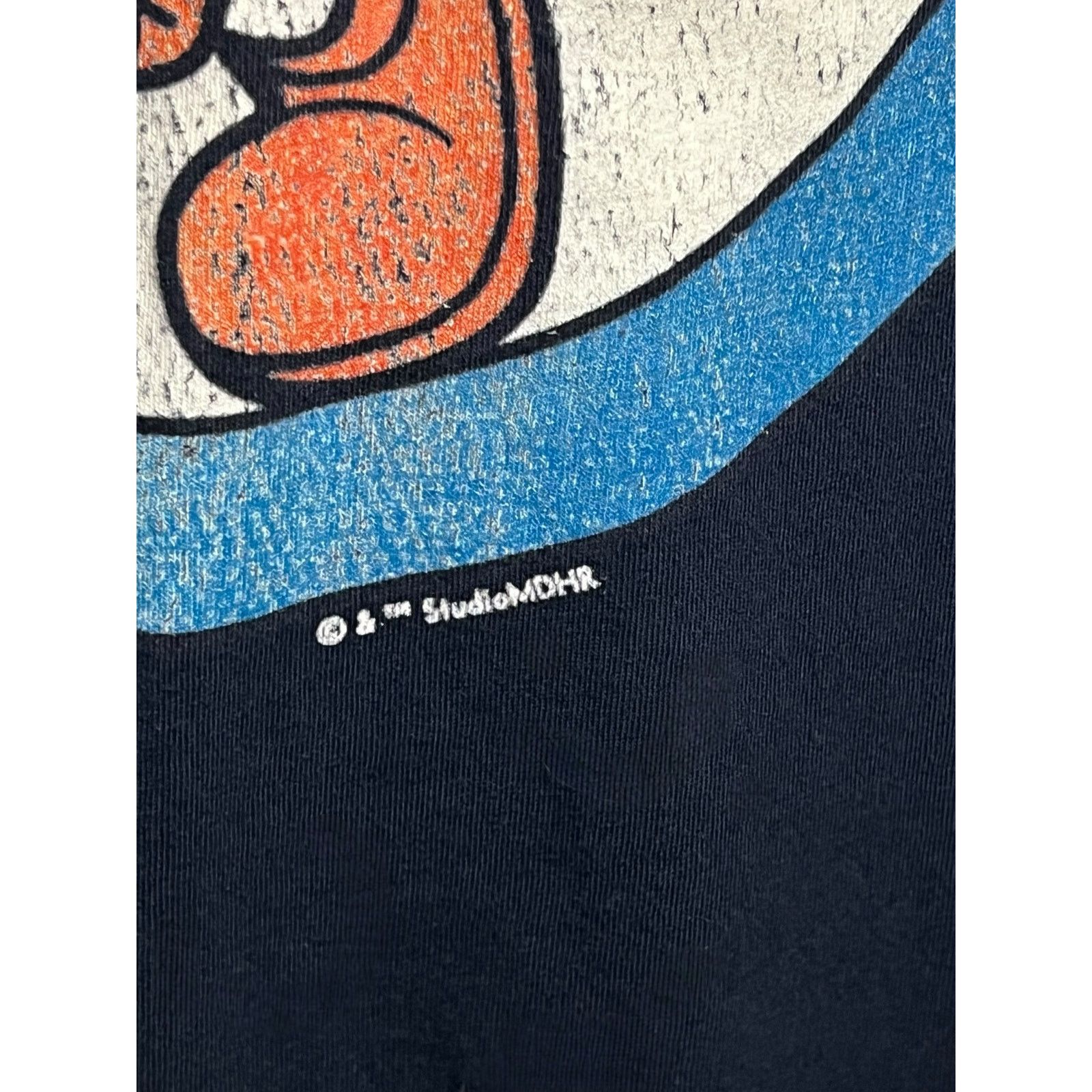 Next Level Apparel Cuphead T-Shirt Large Navy Blue Official Studio Gaming Tee Size L / US 10 / IT 46 - 4 Thumbnail