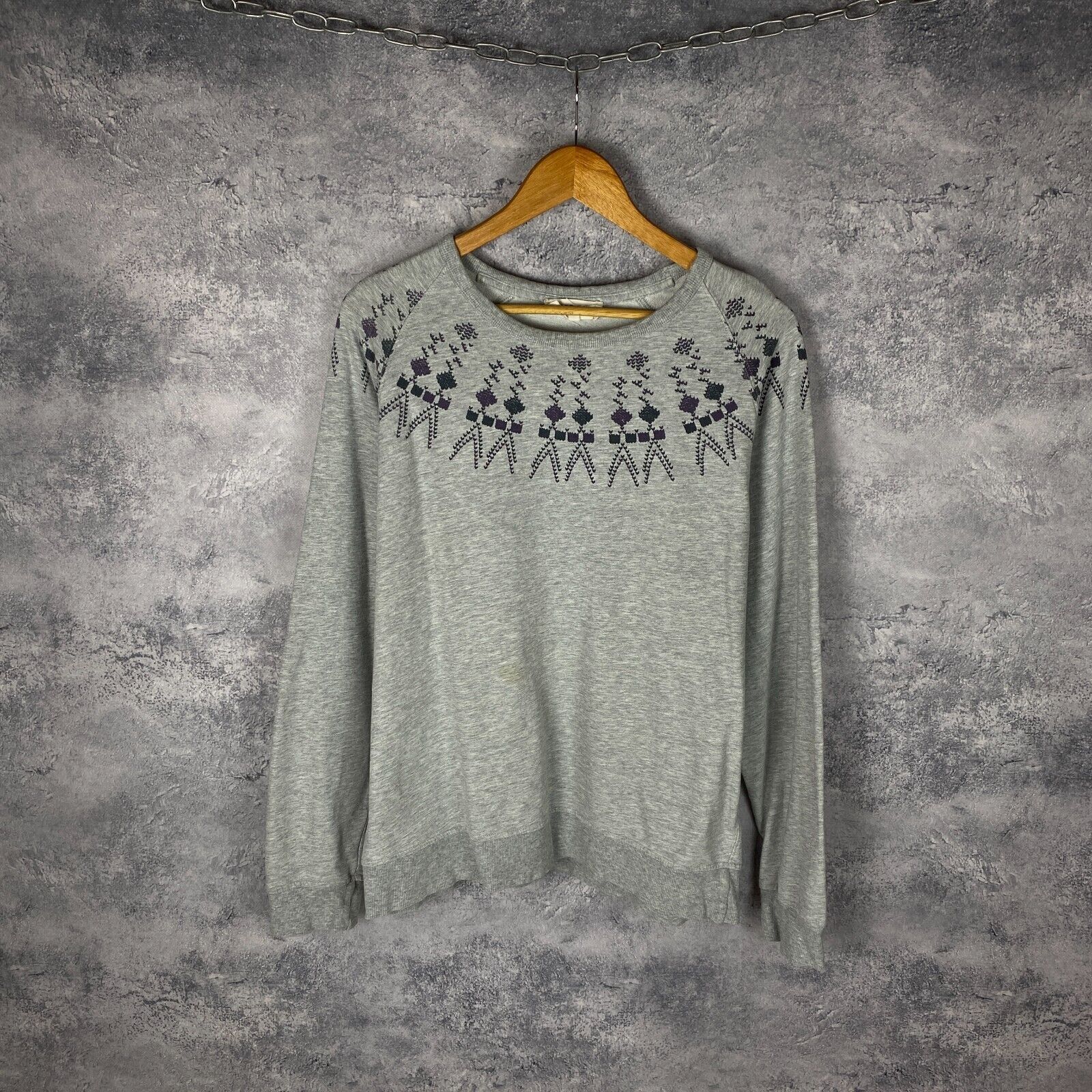 YMC YMC Sweatshirt Women's Size L Gray Cotton Long Sleeve ` Size L / US 10 / IT 46 - 1 Thumbnail