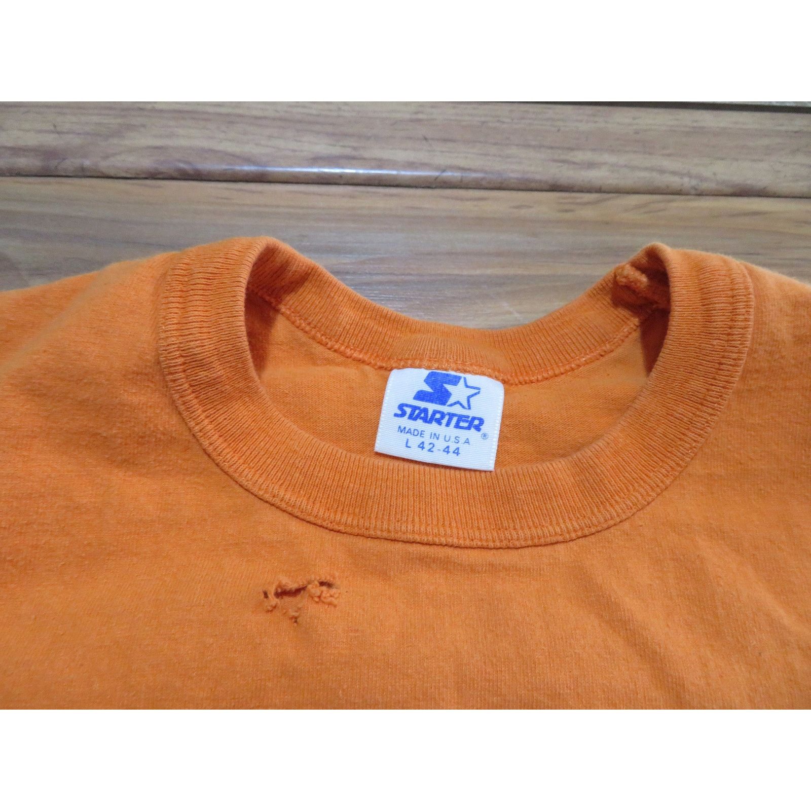 Starter 1990 Denver Broncos Starter Orange Blue T-shirt Sz M Vintage Size US M / EU 48-50 / 2 - 4 Thumbnail