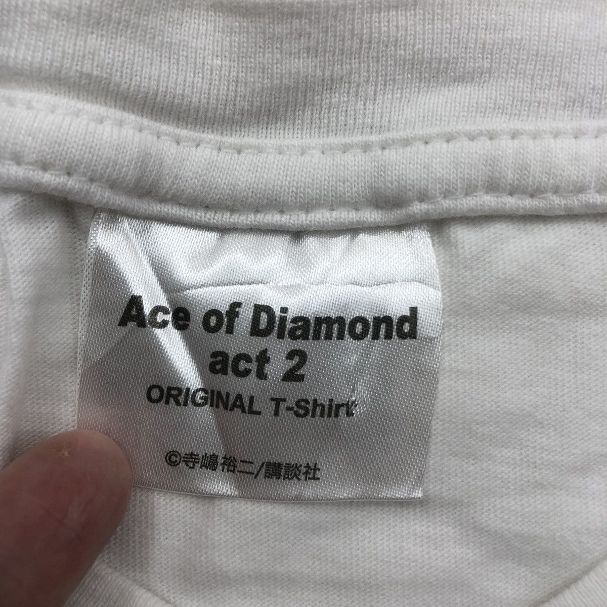 Vintage GU x ACE OF DIAMOND Act 2 Manga Anime Baseball Tee Shirt Size US S / EU 44-46 / 1 - 5 Thumbnail